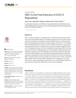 FBG1 Is the Final Arbitrator of A1AT-Z Degradation
