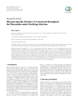 Placenta-Specific Protein 1 Is Conserved throughout the Placentalia under Purifying Selection