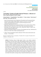 Toxicology testing in fatally injured workers: a review of five years of Iowa FACE cases.