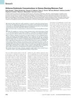 Airborne Endotoxin Concentrations in Homes Burning Biomass Fuel.