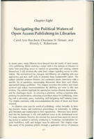 Navigating the Political Waters of Open Access Publishing in Libraries