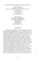 GIS and group decision-making: A look at the dark side