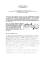 That's My Bailiwick: A Library-Sponsored Faculty Research Web Server