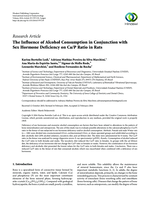 The Influence of Alcohol Consumption in Conjunction with Sex Hormone Deficiency on Ca/P Ratio in Rats