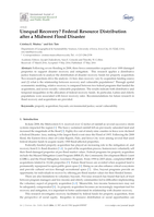 Unequal Recovery? Federal Resource Distribution after a Midwest Flood Disaster