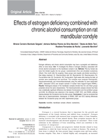Effects of estrogen deficiency combined with chronic alcohol consumption on rat mandibular condyle