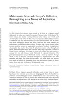 Makmende Amerudi: Kenya's collective reimagining as a meme of aspiration