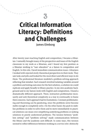 Critical Information Literacy: Definitions and Challenges