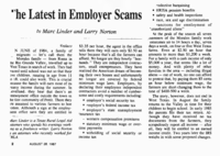 The Latest in Employer Scams
