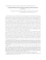 Tsar Aleksei Mikhailovich and the Demise of the Romanov Political Settlement