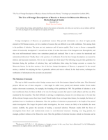 The Use of Foreign Descriptions of Russia as Sources for Muscovite History: A Methodological Guide