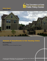 Analysis of impediments to fair housing choice, City of Iowa City