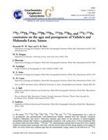 ²³⁸U-²³⁰Th-²²⁶Ra-²¹⁰Pb-²¹⁰Po, ²³²Th-²²⁸Ra, and ²³⁵U-²³¹Pa constraints  on  the  ages  and  petrogenesis  of  Vailulu’u  and Malumalu  Lavas,  Samoa
