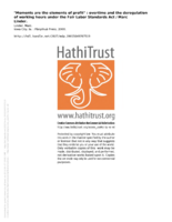 “Moments are the elements of profit”: overtime and the deregulation of working hours under the Fair Labor Standards Act