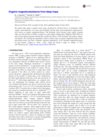 Organic magnetoresistance from deep traps