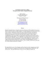 IO Mediation of Interstate Conflicts: Moving Beyond the Global vs. Regional Dichotomy