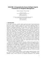 GAIA - R M: A Geographically Aware Intelligent Agents  Framework  for  Rangeland Management