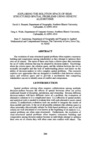 Exploring the solution space of semi- structured spatial problems using genetic algorithms