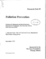 Pollution Prevention