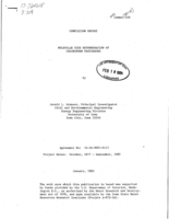 Molecular size determination of chloroform precursors