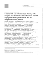 Genome-wide association study of offspring birth weight in 86 577 women identifies five novel loci and highlights maternal genetic effects that are independent of fetal genetics