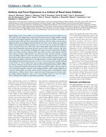 Asthma and Farm Exposures in a Cohort of Rural Iowa Children