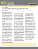The Opioid Epidemic in Iowa and Harm Reduction Strategies