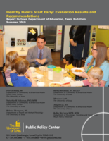 Healthy Habits Start Early: Evaluation Results and Recommendations: Report to Iowa Department of Education, Team Nutrition Summer 2019