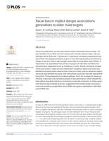 Racial bias in implicit danger associations generalizes to older male targets