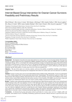 Internet-based group intervention for ovarian cancer survivors: Feasibility and preliminary results