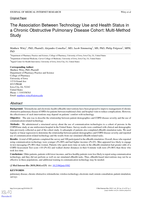 The Association Between Technology Use and Health Status in a Chronic Obstructive Pulmonary Disease Cohort: Multi-Method Study