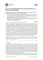 Low-Cost, Distributed Environmental Monitors for Factory Worker Health