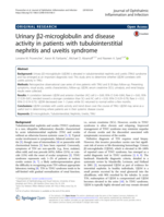 Urinary β2-microglobulin and disease activity in patients with tubulointerstitial nephritis and uveitis syndrome