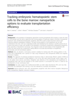 Tracking embryonic hematopoietic stem cells to the bone marrow: nanoparticle options to evaluate transplantation efficiency