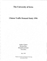 Clinton Traffic Demand Study 1996