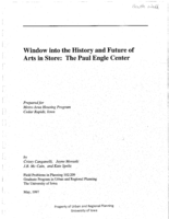 Window into the History and Future of Arts in Store : The Paul Engle Center