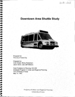 Downtown Area Shuttle Study