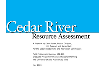 Cedar River Resource Assessment