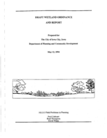 Draft Wetland Ordinance and Report