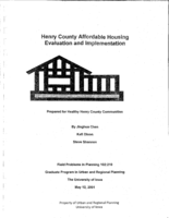 Henry County Affordable Housing Evaluation and Implementation