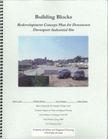 Building Blocks : Redevelopment Concept Plan for Downtown Davenport Industrial Site