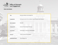 Downtown Webster City Strategic Plan