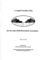 A Capital Facilities Plan for the Lake Delhi Recreation Association