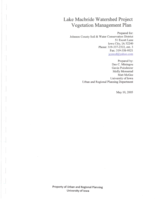 Lake Macbride Watershed Project Vegetation Management Plan