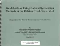 Guidebook on Using Natural Restoration Methods in the Ralston Creek Watershed