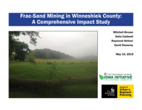 Frac-Sand Mining in Winneshiek County : A Comprehensive Impact Study