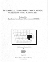 Intermodal Transportation Planning for the Region 10 ISTEA Planning Area