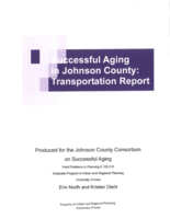 Successful Aging in Johnson County : Transportation Report
