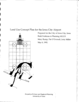Land Use Concept Plan for the Iowa City Airport