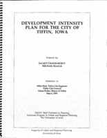 Development Intensity Plan for the City of Tiffin, Iowa